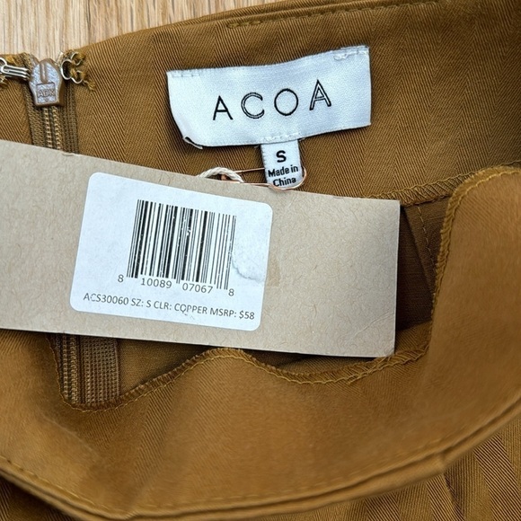 ACOA Waist Strap Mini Skirt - Picture 5 of 6